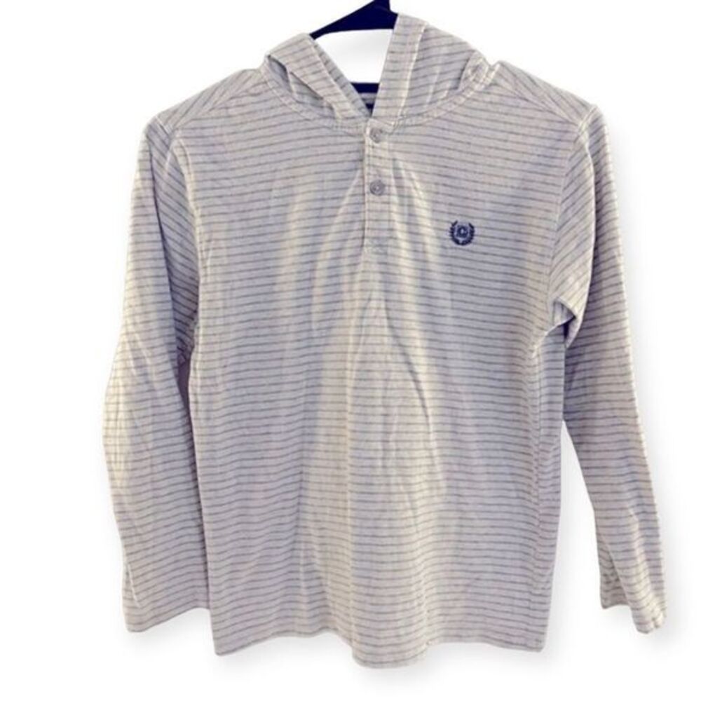 Chaps Boys Long Sleeve T-shirt Hoodie Size 10-12‎